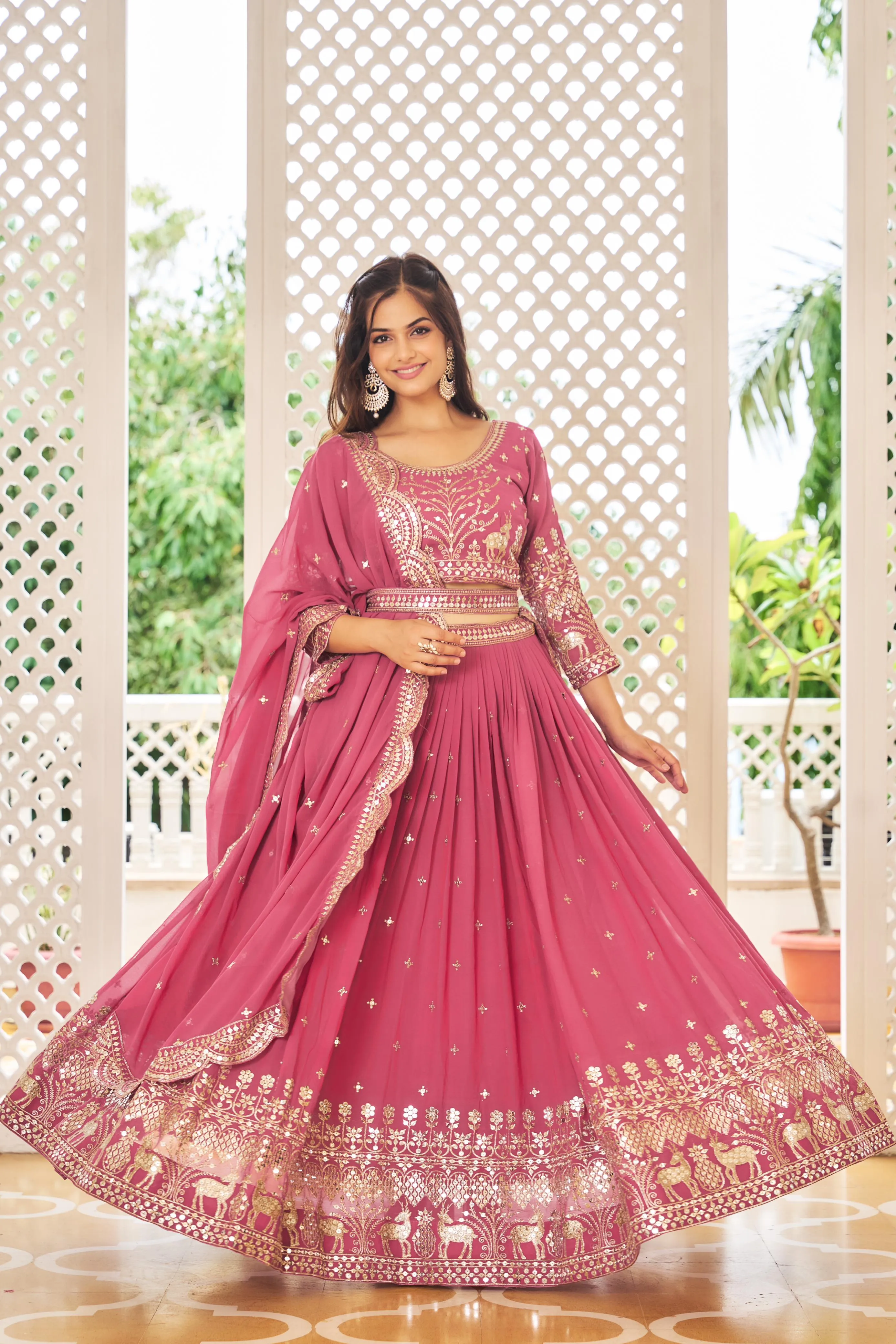 Buy Heavy Fox Georgette Premium Gown in Surat - Reseller Bazzar